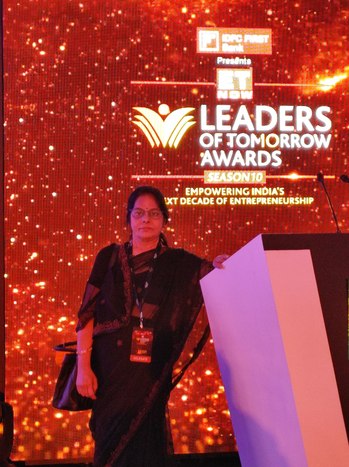 awards ceremony of leaders of tomorrow